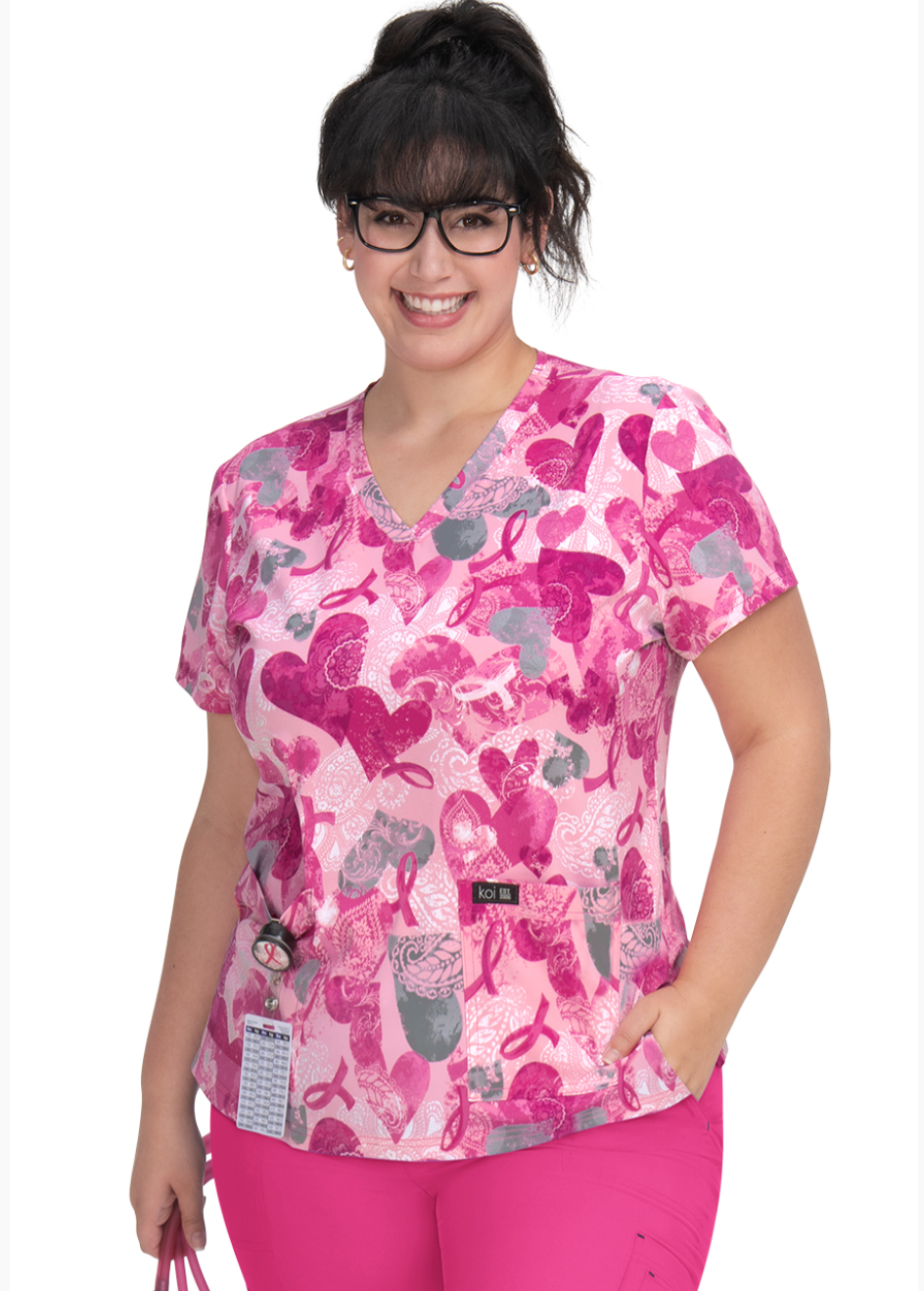 Leslie Top Paisley Hearts