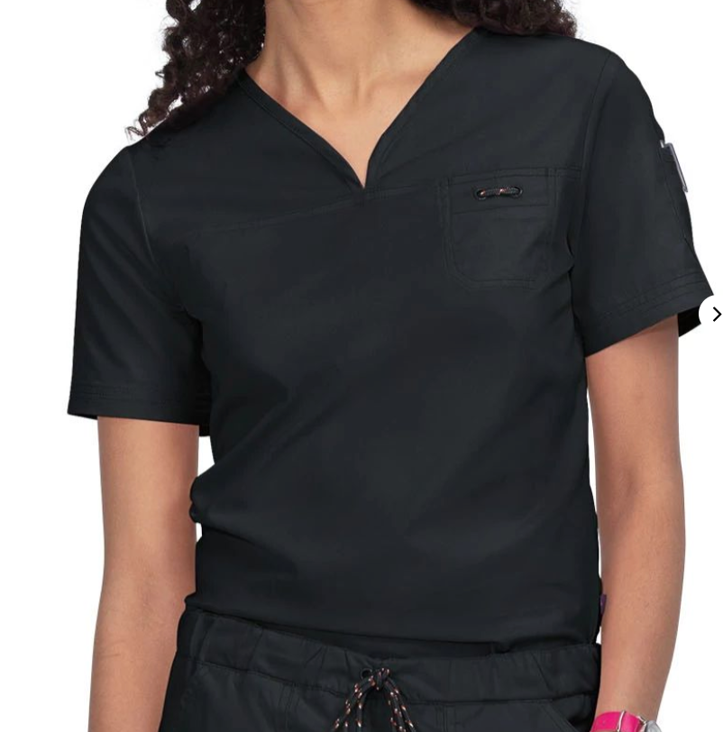 Koi Stretch Georgia Top Black