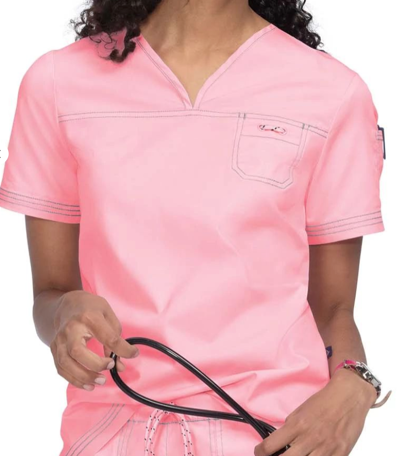 Koi Stretch Georgia Top Black