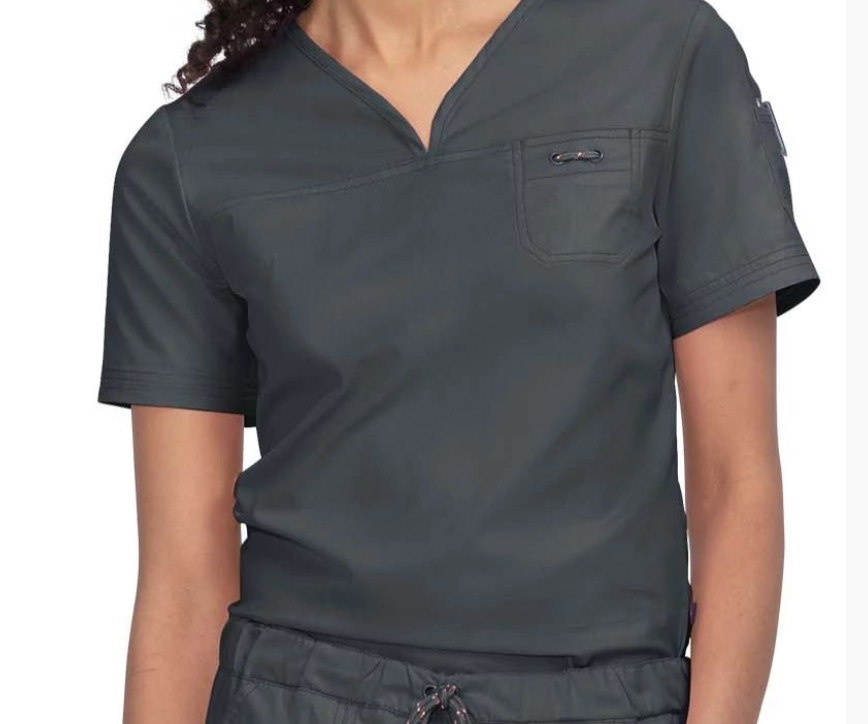 Koi Stretch Georgia Top Black