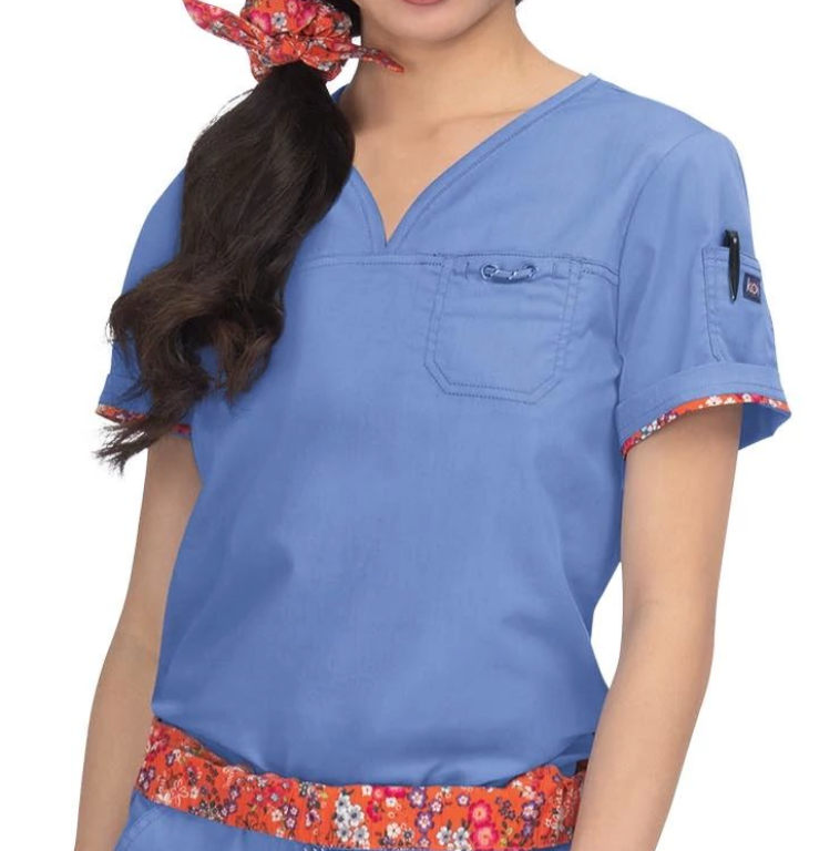 Koi Stretch Georgia Top Black