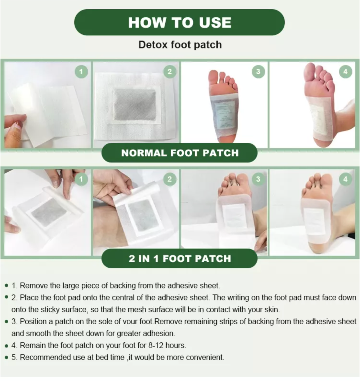 Med Attires Detox Foot Pads
